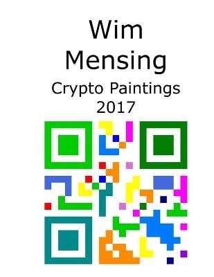 Book cover for Wim Mensing Crypto Paintings 2017