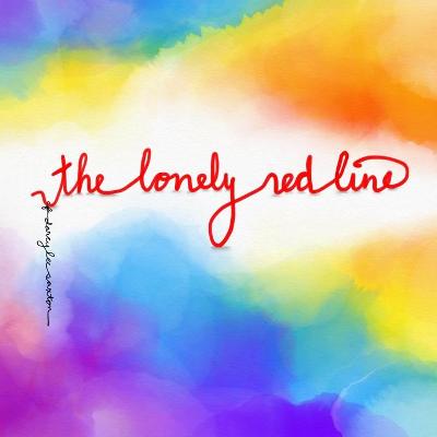 Book cover for The Lonely Red Line