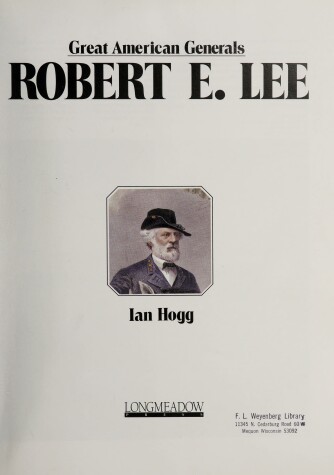 Book cover for Robert E. Lee