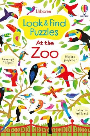 Cover of Look and Find Puzzles At the Zoo