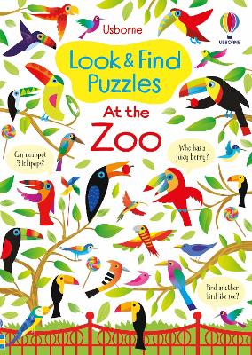 Cover of Look and Find Puzzles At the Zoo