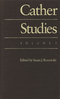 Cover of Cather Studies, Volume 1