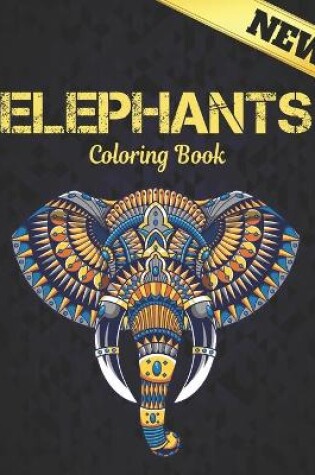 Cover of Coloring Book New Elephants