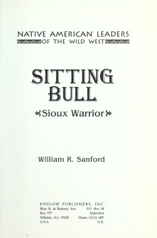 Cover of Sitting Bull