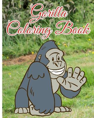 Book cover for Gorilla Coloring Book