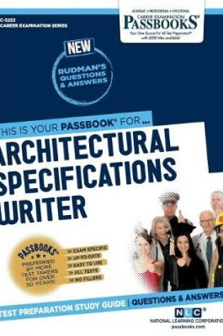 Cover of Architectural Specifications Writer (C-3222)