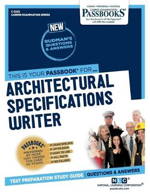 Book cover for Architectural Specifications Writer (C-3222)