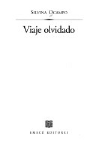 Cover of Viaje Olvidado