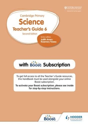 Book cover for Cambridge Primary Science Teacher's Guide Stage 6 with Boost Subscription