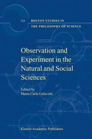 Cover of Observation and Experiment in the Natural and Social Sciences