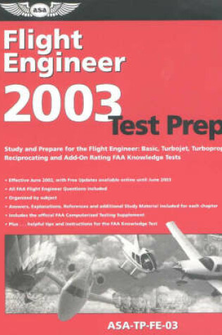 Cover of Flight Engineer Test Prep 2003