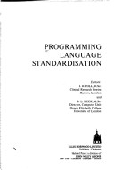 Book cover for Programming Language Standardisation