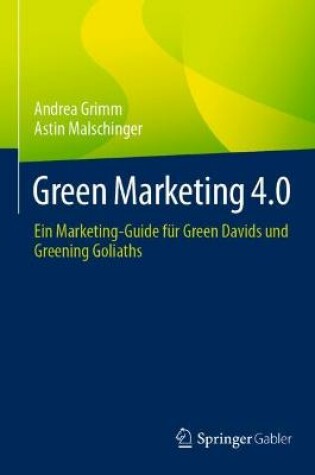 Cover of Green Marketing 4.0