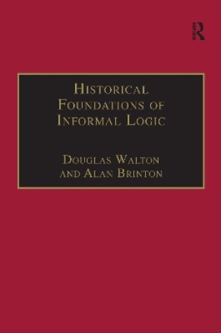 Cover of Historical Foundations of Informal Logic