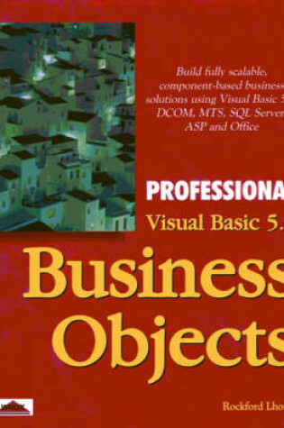 Cover of Professional Visual Basic 5.0 Business Objects