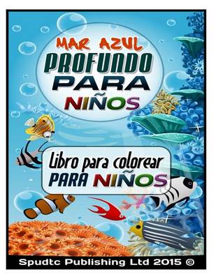 Book cover for Mar Azul Profundo para niños