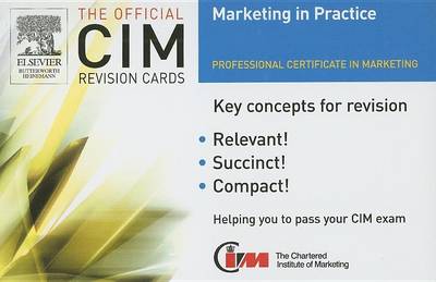 Book cover for CIM Revision Card: Marketing in Practice