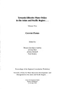 Book cover for Towards Effective Water Policy/Volume 2