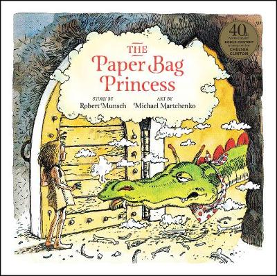 Book cover for The Paper Bag Princess 40th anniversary edition