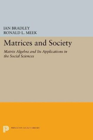 Cover of Matrices and Society