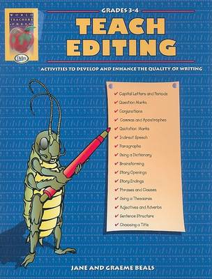 Book cover for Teach Editing, Grades 3-4