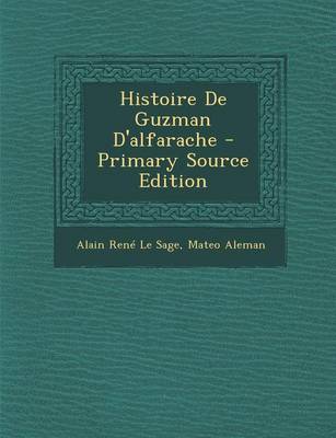 Book cover for Histoire de Guzman D'Alfarache