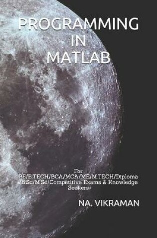 Cover of Programming in MATLAB