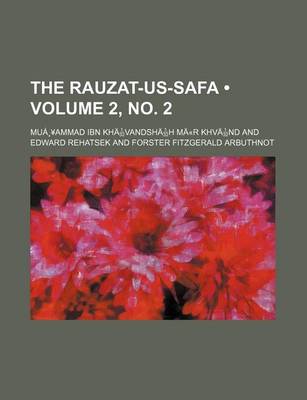 Book cover for The Rauzat-Us-Safa Volume 2, No. 2