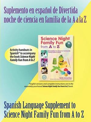 Book cover for Spanish Supplement to Science Night Family Fun from A to Z