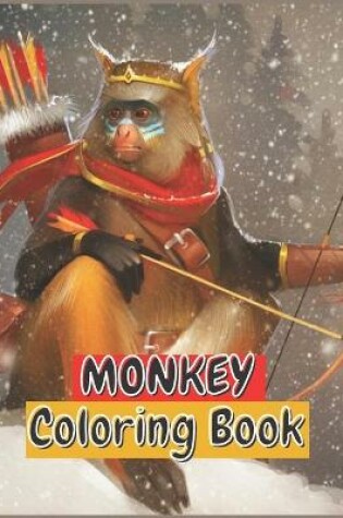 Cover of Monkey Coloring book