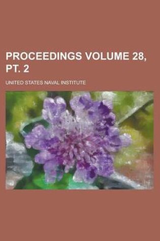 Cover of Proceedings Volume 28, PT. 2