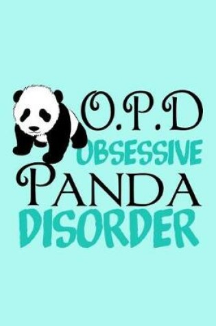 Cover of Obsessive Panda Disorder Notebook