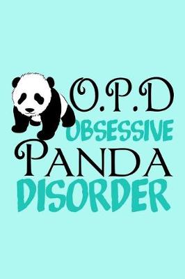 Book cover for Obsessive Panda Disorder Notebook