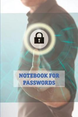 Book cover for Notebook for Passwords