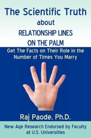 Cover of The Scientific Truth About Relationship Lines on the Palm