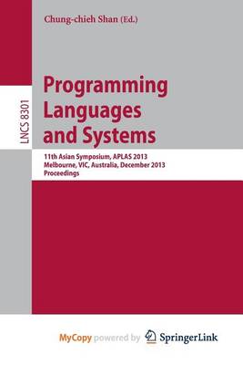 Cover of Programming Languages and Systems