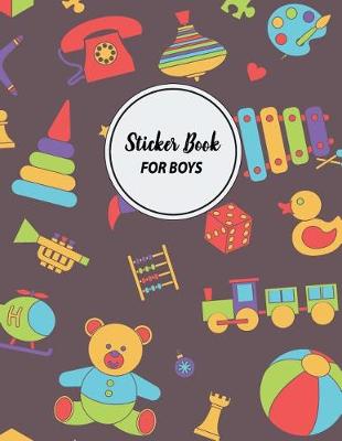 Book cover for Sticker Book For Boys