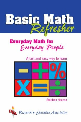 Cover of Basic Math Refresher (Rea)