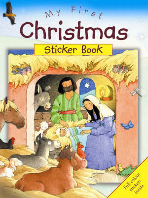 Book cover for My First Christmas Sticker Book