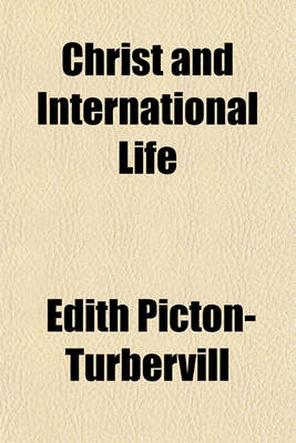 Book cover for Christ and International Life