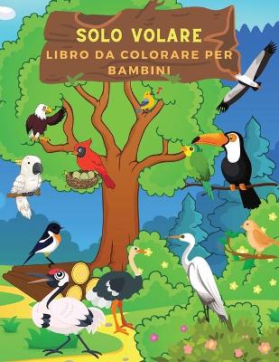 Book cover for Solo Volare Libro da Colorare per Bambini