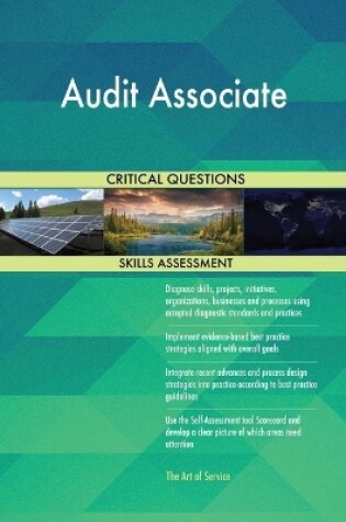 Cover of Audit Associate Critical Questions Skills Assessment