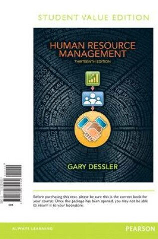 Cover of Human Resource Management, Student Value Edition