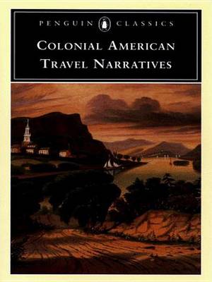 Book cover for Colonial American Travel Narratives