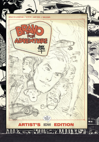 Book cover for Bravo for Adventure: Alex Toth Artist's Edition