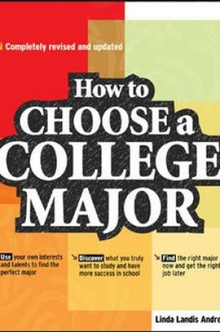 Cover of How to Choose a College Major, revised and updated edition