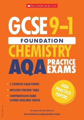 Book cover for Foundation Chemistry Exam Practice AQA: 2 Papers