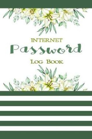 Cover of internet password log book