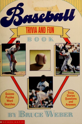 Cover of Baseball Trivia and Fun Book