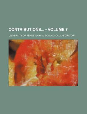 Book cover for Contributions (Volume 7 )